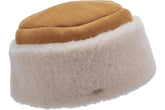 Seeberger Fake Fure Toque Camel/Off White