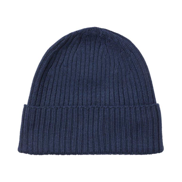 Beanie Merino Wool Navy