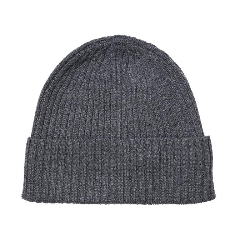 Beanie Merino Wool Anthracite