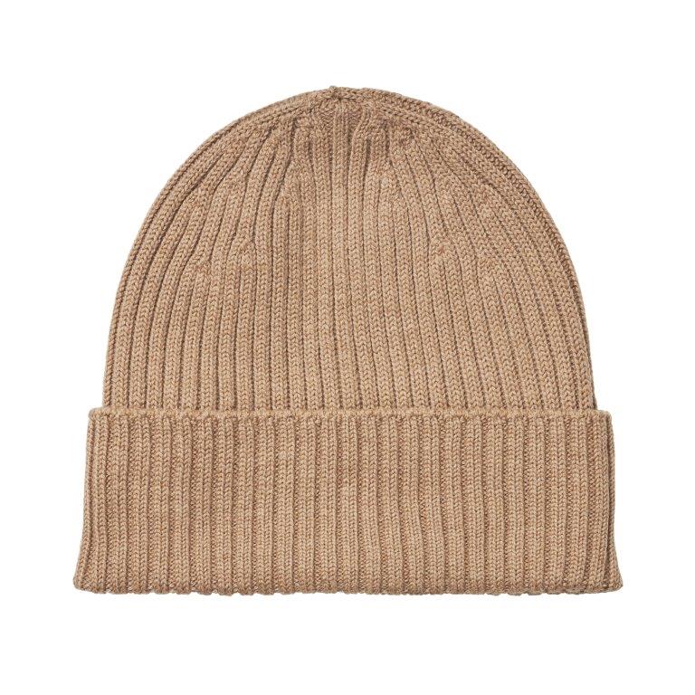 Beanie Merino Wool Camel