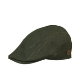 MJM Daffy Linen/Cotton Mix Green Herringbone