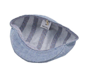 MJM Maddy Eco Cotton/Linen Navy Herringbone