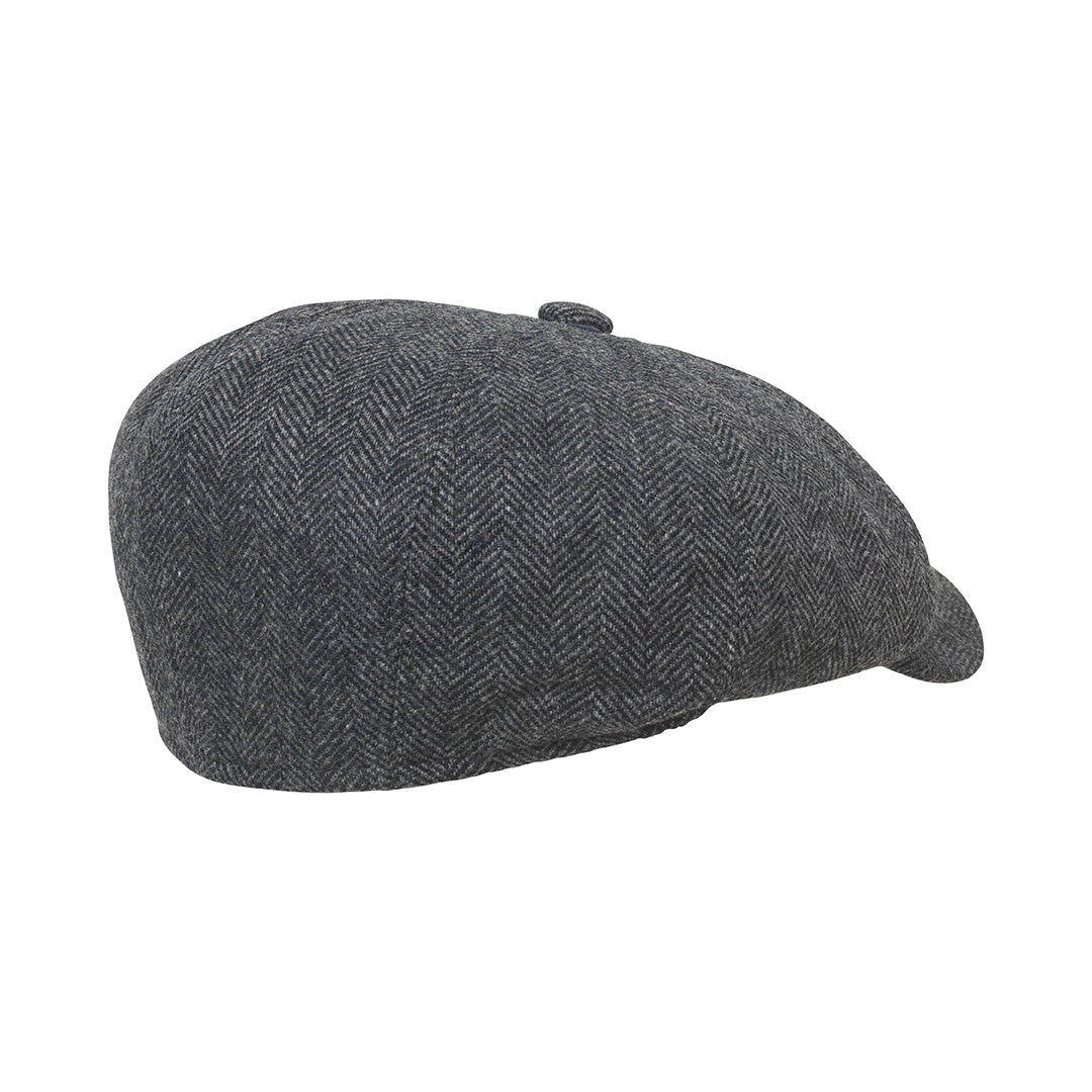MJM Picasso Virgin Wool Cashmere Mix Anthracite Herringbone