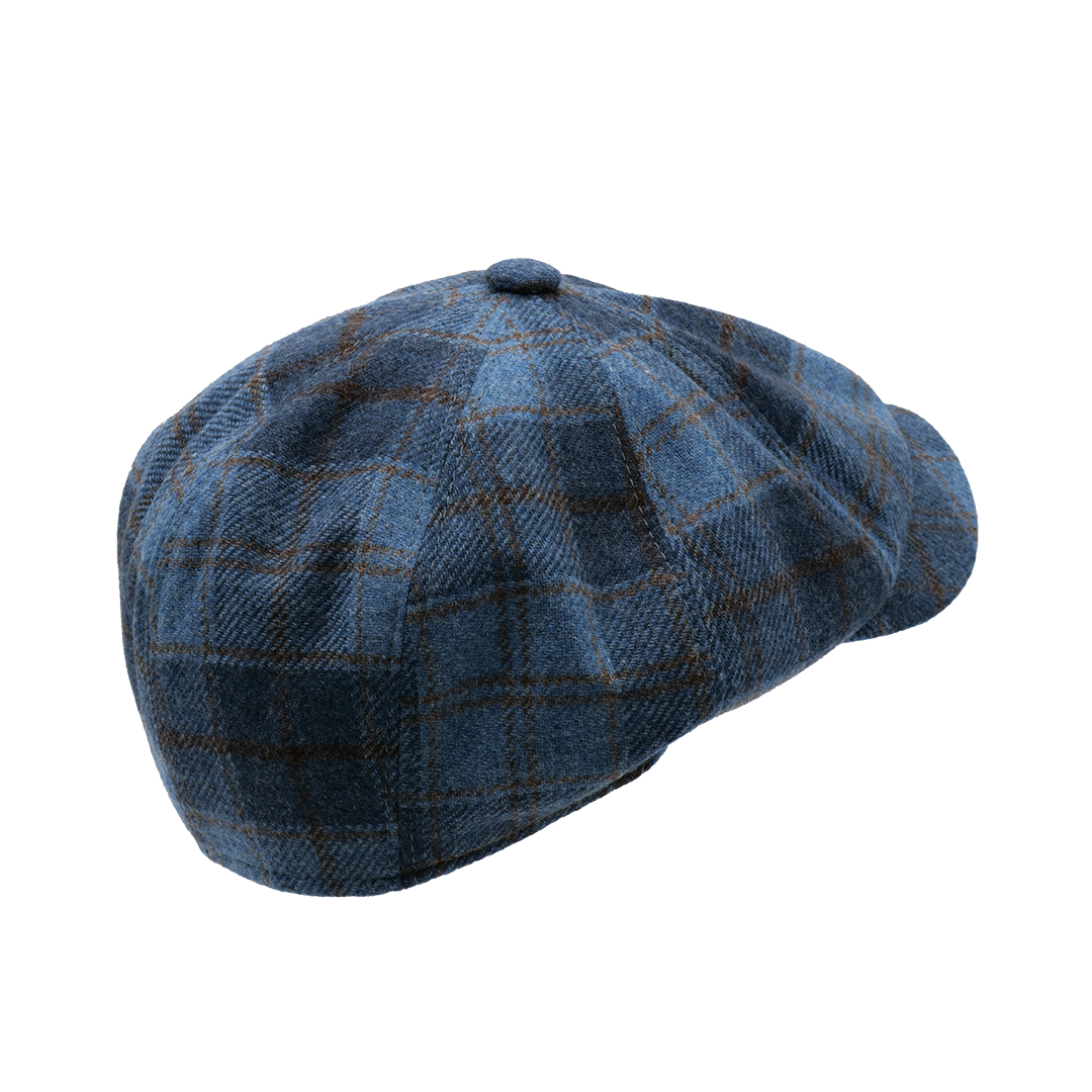 MJM Picasso 62 Eco Virgin Wool/Cashmere Blue Check