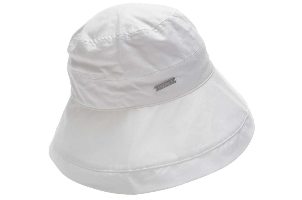 Seeberger Chambray Cloche White