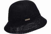 Seeberger Cotton Paper Mix Cloche Black