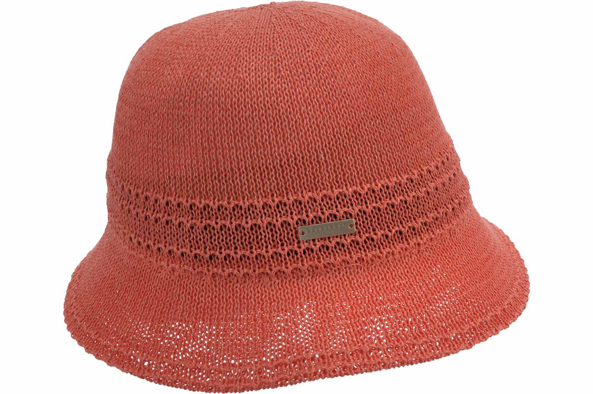 Seeberger Cotton Paper Mix Cloche Papaya