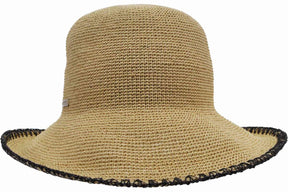 Seeberger Fine Paper Crochet Chloche Linen/Black