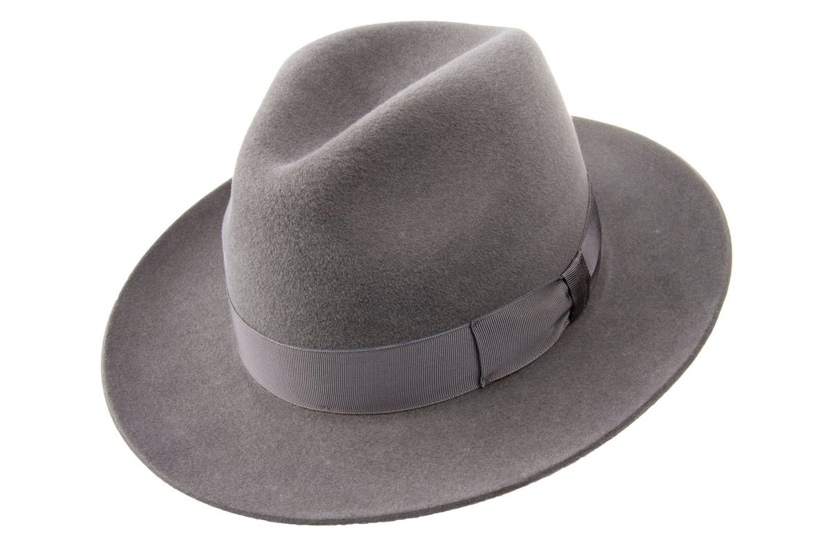 Tonak Fedora Felt Hat Gray