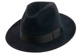 Tonak Fedora Felt Hat Black