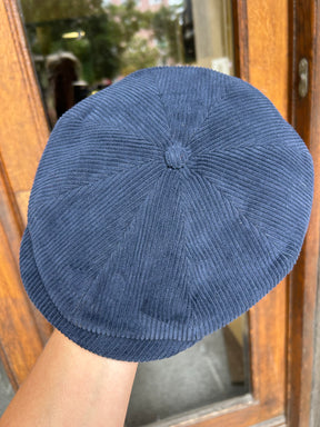 Newsboy Cap Cord Navy