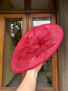 Seeberger Fascinator Ruby Red