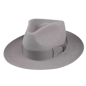 Tonak Fedora Hermes Light Grey