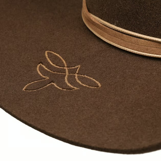 Stetson Lenvore Western Woolfelt Brown