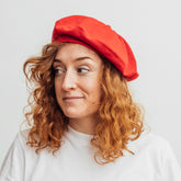 Loevenich Beret Cotton Red