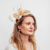 Bronté Laura Fascinator Sand