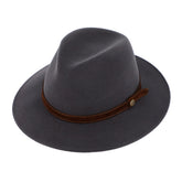 Fiebig Woolfelt Traveller Hat Cashmere Stone Grey