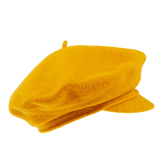 Hattehylde Fanky Baret Cap - Sennep