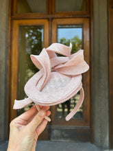 Mc Burn Sinamay Fascinator Laura Old Rose