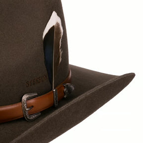 Stetson Limington Western Woolfelt Brown