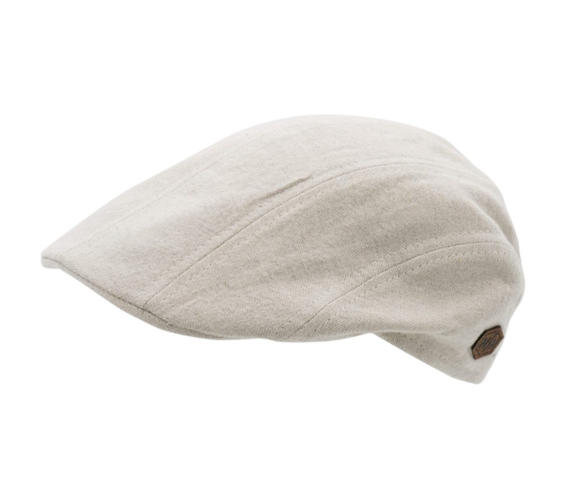 MJM Maddy Eco Cotton/Linen Beige Herringbone