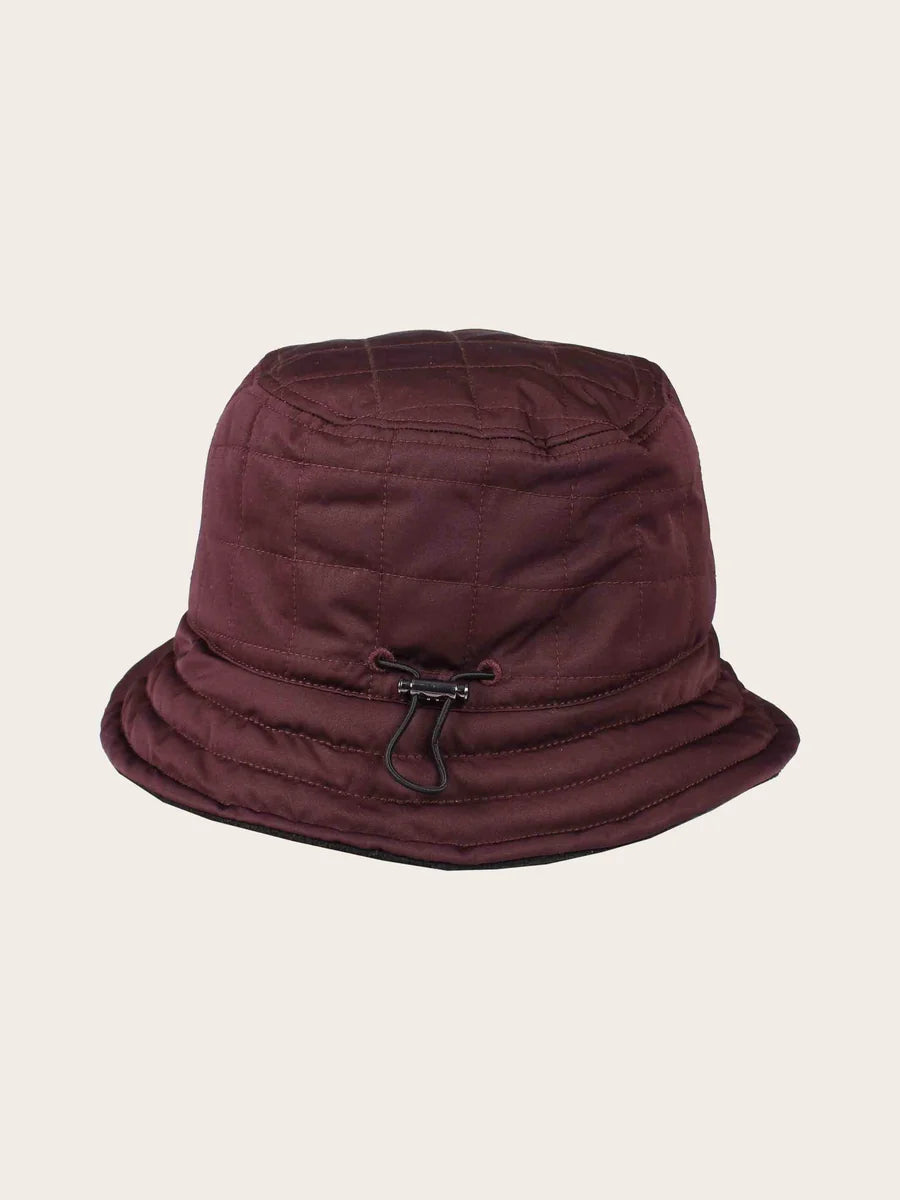 Lined Loevenich Rain Hat Burgundy
