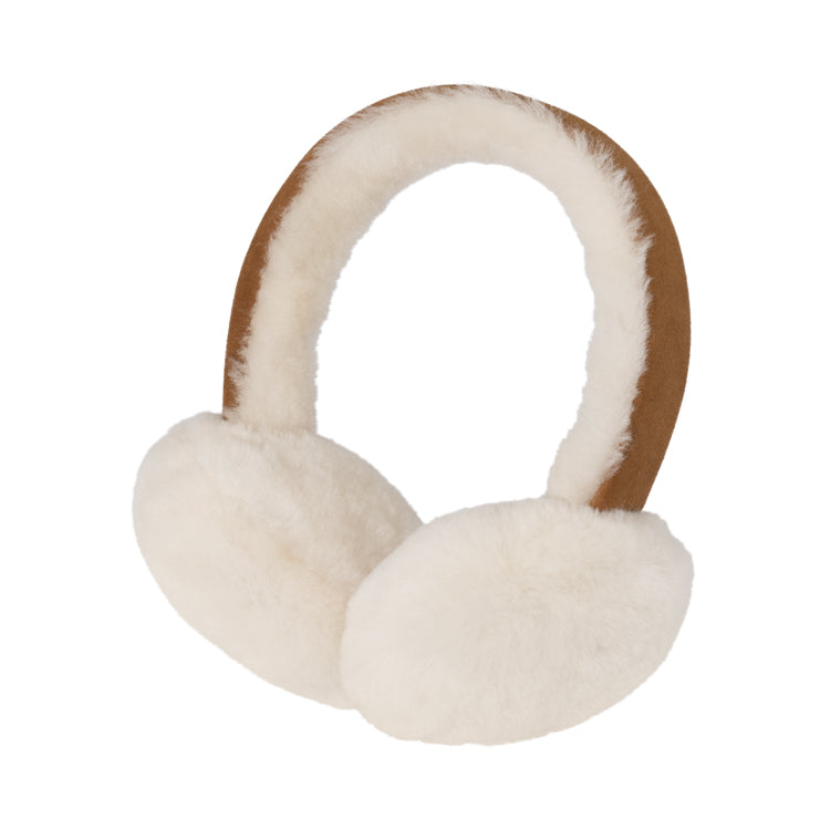 Fiebig Earmuffs Sheepwool Cognac