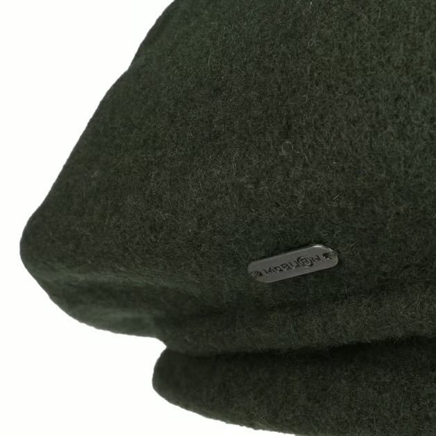 Milled Wool Beret Olive