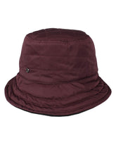 Lined Loevenich Rain Hat Burgundy