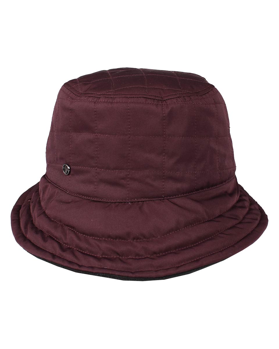 Lined Loevenich Rain Hat Burgundy