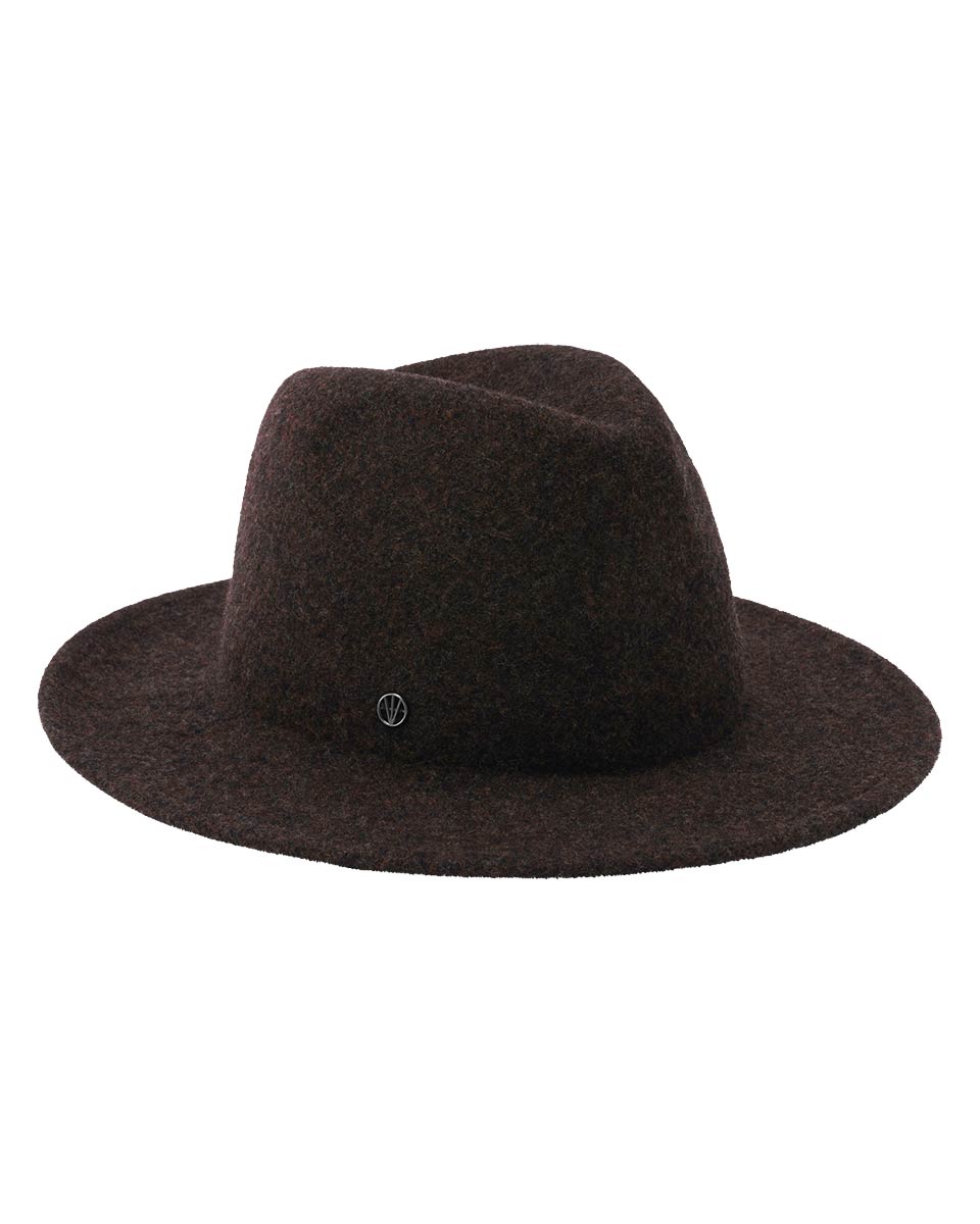 Loevenich Fedora Wool Blend Brown