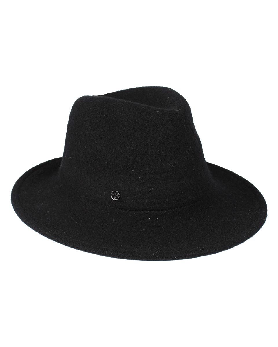 Loevenich Fedora Wool Blend Black