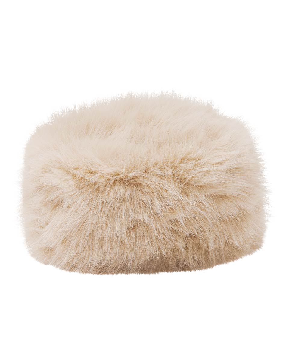 Loevenich Fake Fur Hat Beige