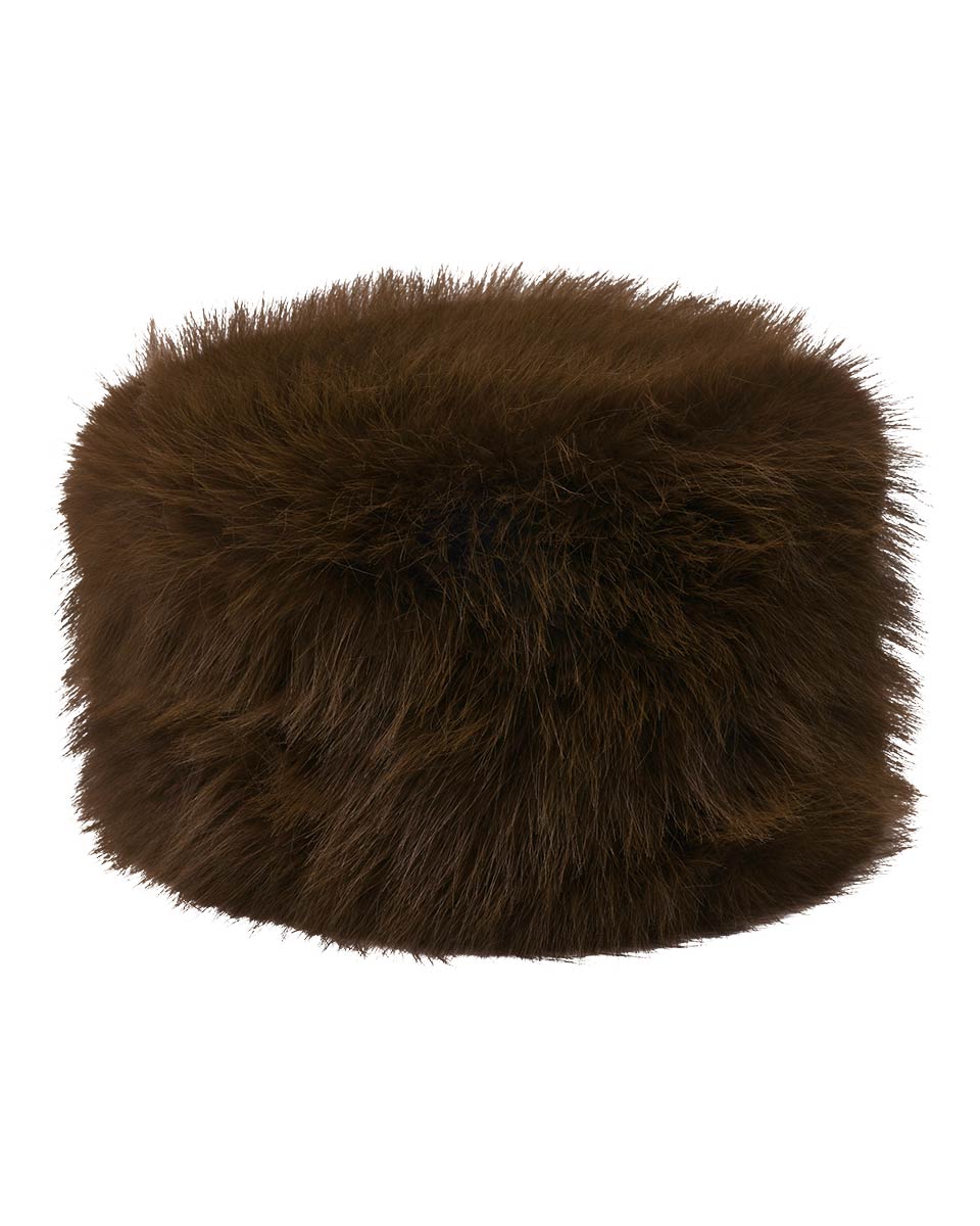 Loevenich Fake Fur Hat Brown