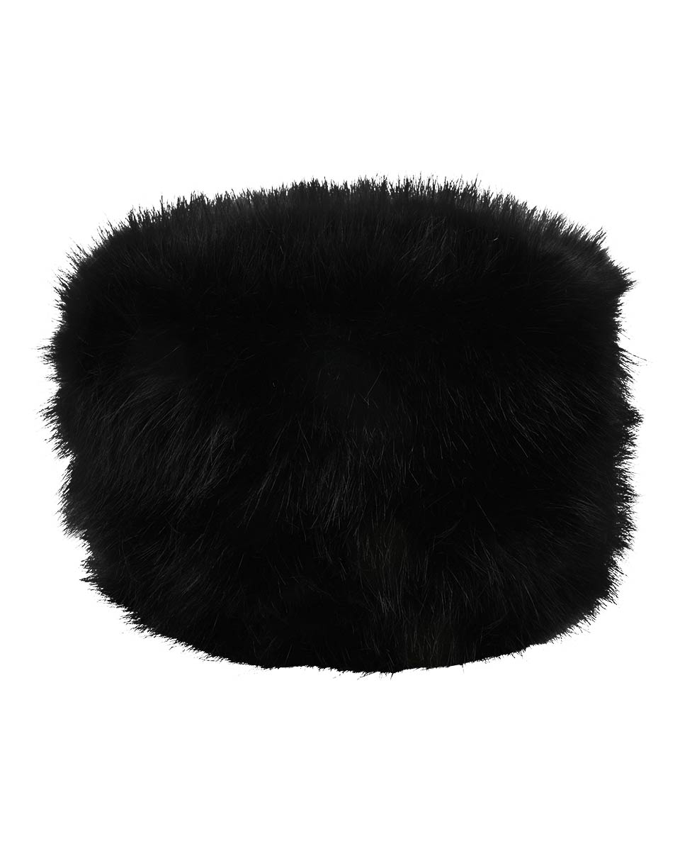 Loevenich Fake Fur Hat Black