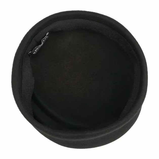 Seeberger Woolfelt Pillbox Black