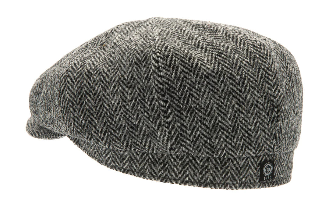 Hat shelf Alan Harris Tweed Black