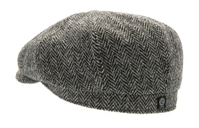 Hat shelf Alan Harris Tweed Black