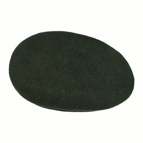 Milled Wool Beret Olive