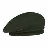 Milled Wool Beret Olive
