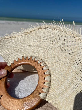 Hatthyllan Fan Straw Natur