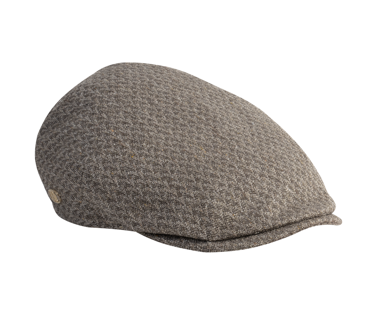 Fernandez y Roche Grant Beige Flat Cap