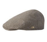 Fernandez y Roche Grant Beige Flat Cap