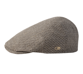 Fernandez y Roche Grant Beige Flat Cap