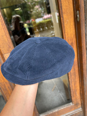 Newsboy Cap Cord Navy