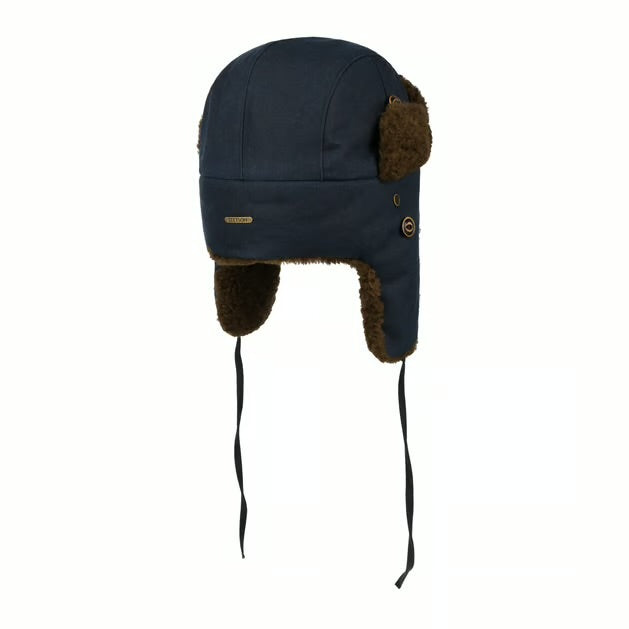 Stetson Bomber Cap Waxed Denim WR