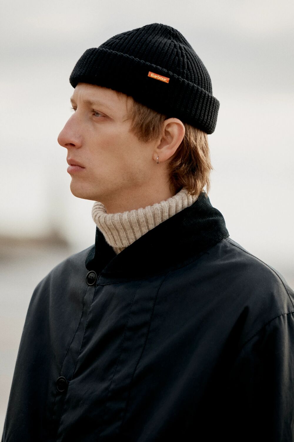 Barbour Mosely Beanie Black