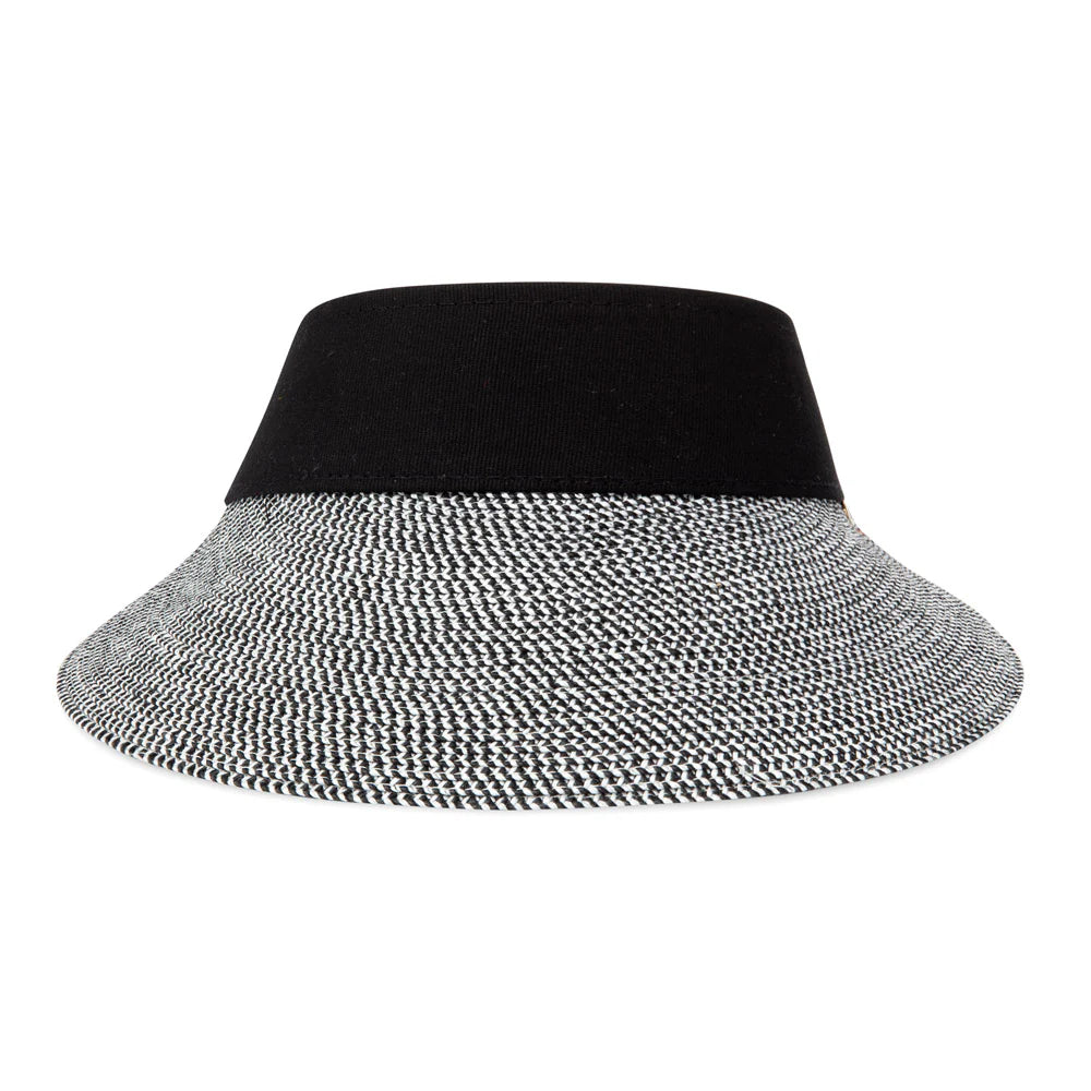 Bronté Visor Evy Black White Melée