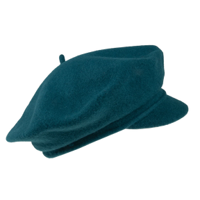 Hatthyllan Fanky Beret Cap Petrol