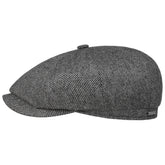 Stetson Hatteras Newsboy Wool Grey